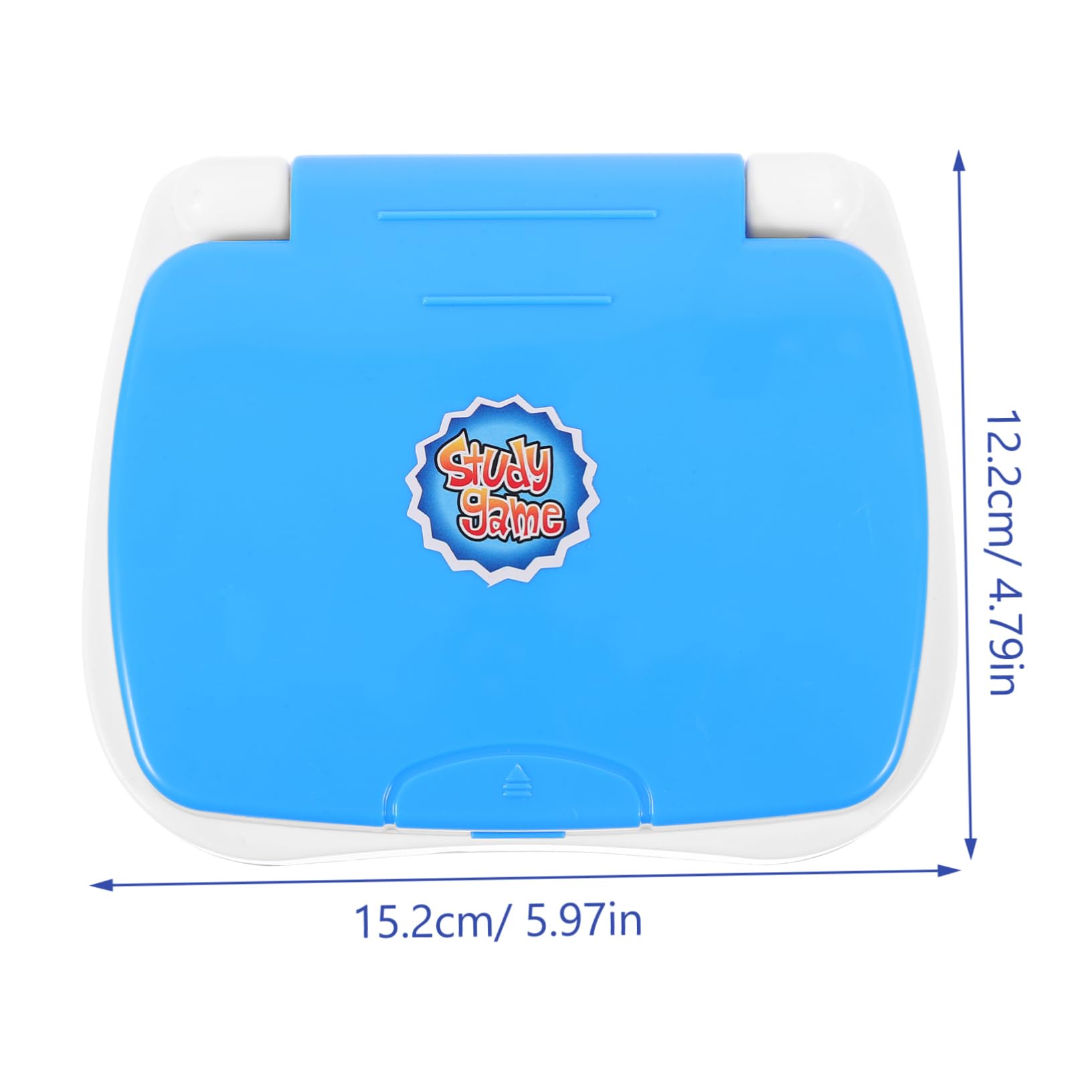 Computer Didattico per Bambini Schermo Led, Laptop Blu | Festa Scuola Decor, Musica Integrata, 3 X Aa Non Incluse, Ps e Componenti Elettronici