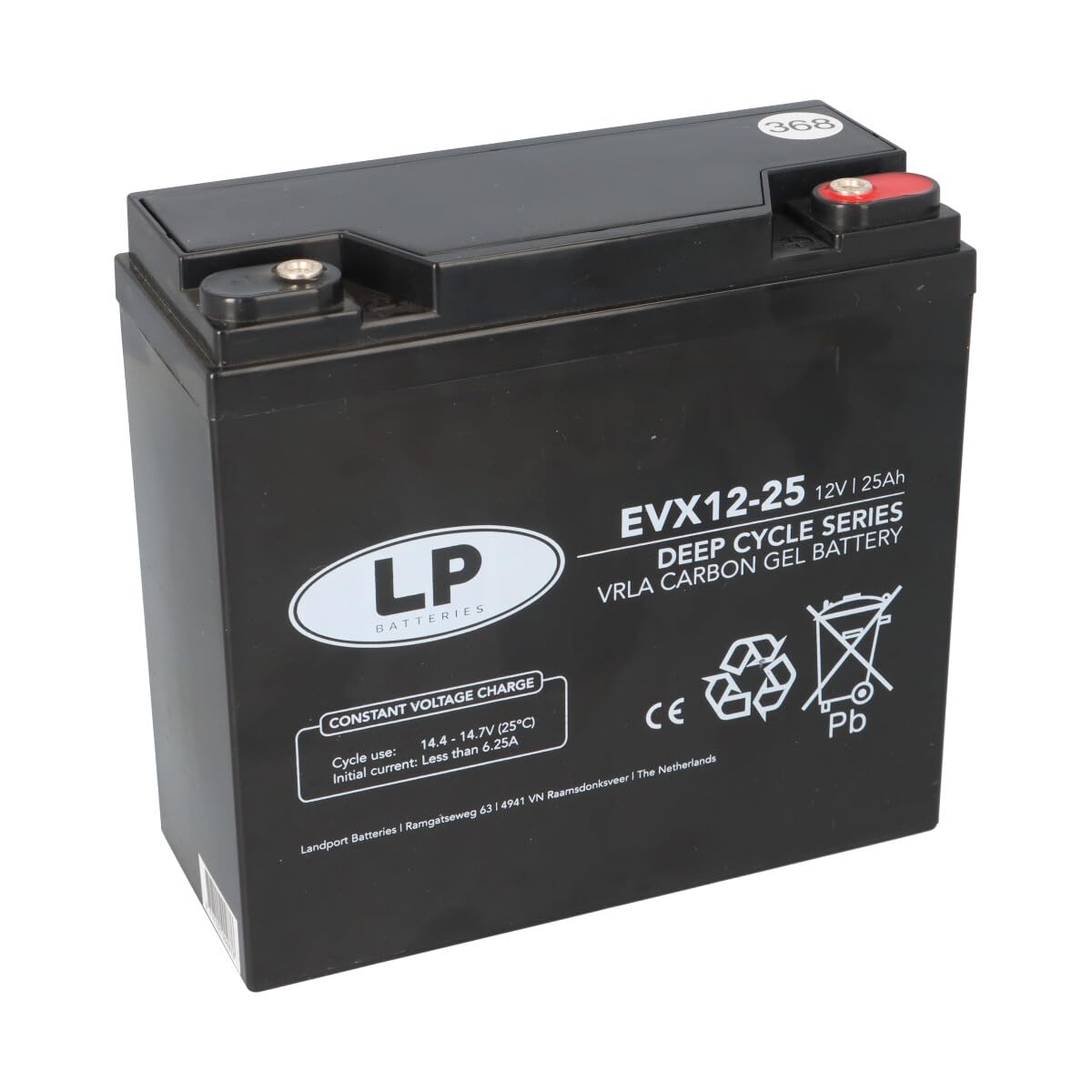 Akkusatz 5X 12V 25Ah Kompatibel zu 6 DZM 20 60V 20Ah VRLA EVX12-25 T12 M5 | Langlebig - Wartungsfrei - Zuverlässig - Ersatzakku - Akku - Batterie