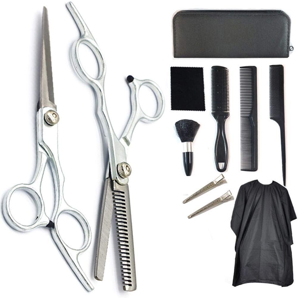 Ensemble Ciseaux de Coiffure pour Salons de Coiffure Matériel Complet en Acier