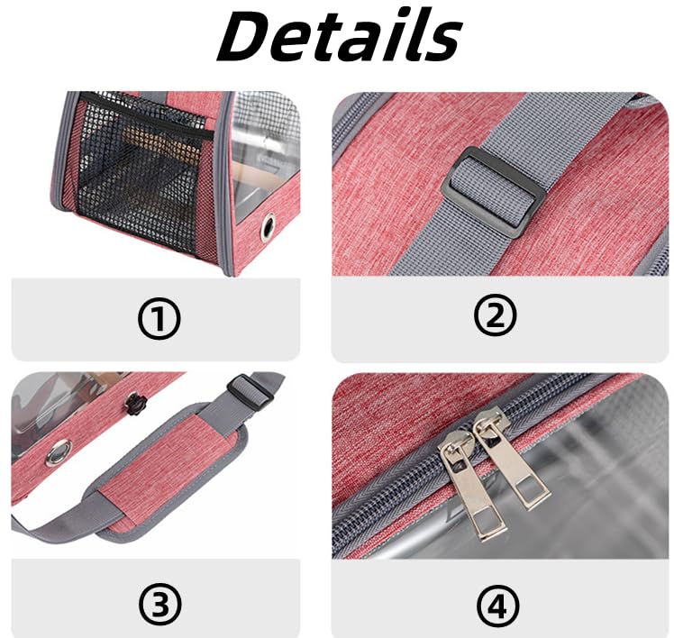 Backpack for Birds with Wooden Stick Bird Carry Bag with Standing Bar and Stainless Steel Tray - Image 2