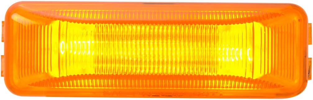 Grand General 80344 Marker Light (Rectangle Amber 2 Bulb), 1 Pack