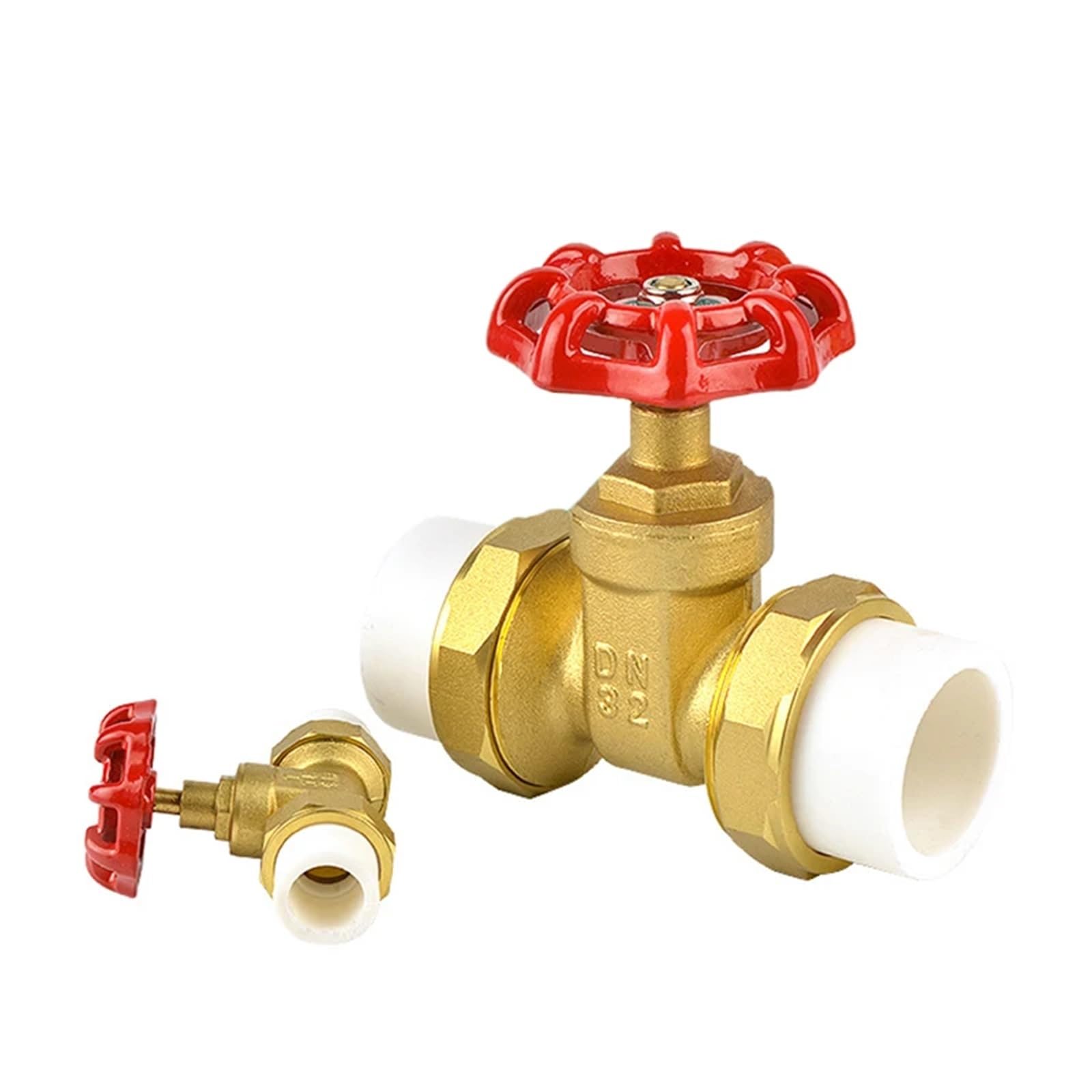 Robinet PPR20 double union à fusion thermique pour couper l'eau sans fuite