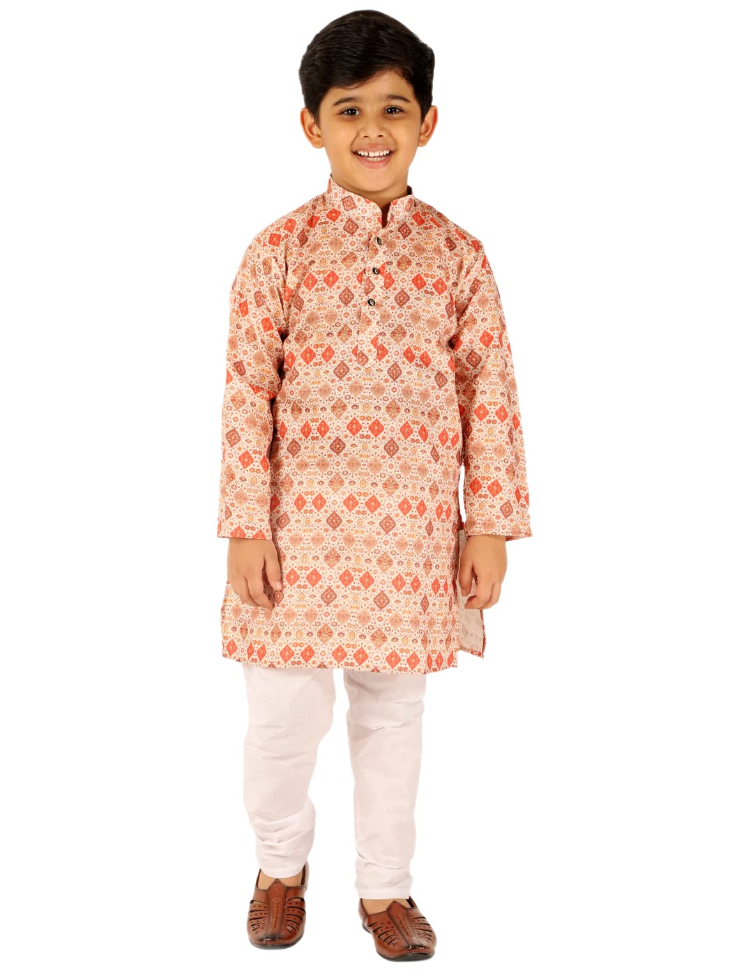 Pro-Ethic Style DeveloperBoy's Cotton Embellished Kurta Pajama for Baby Kids Ethnic Wear (S-166)