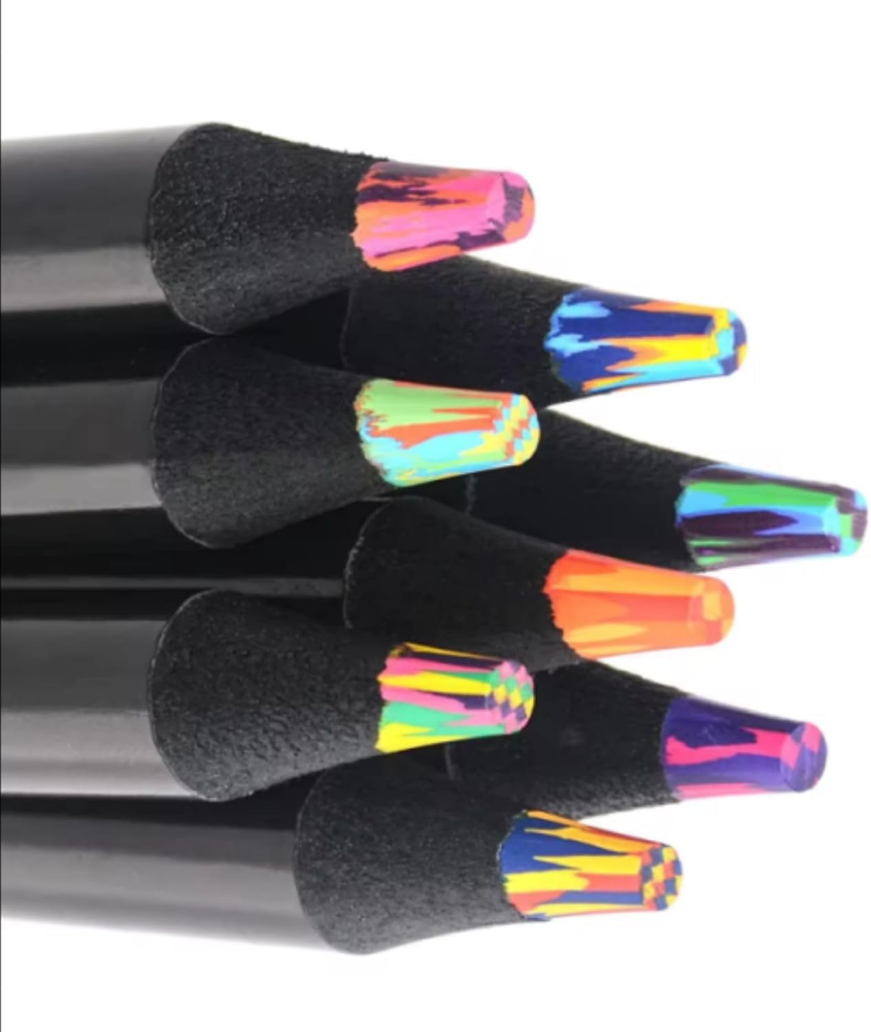 Matite Arcobaleno a 8 Colori Jumbo per Colorare e Disegnare Materiale Scolastico e Artistico