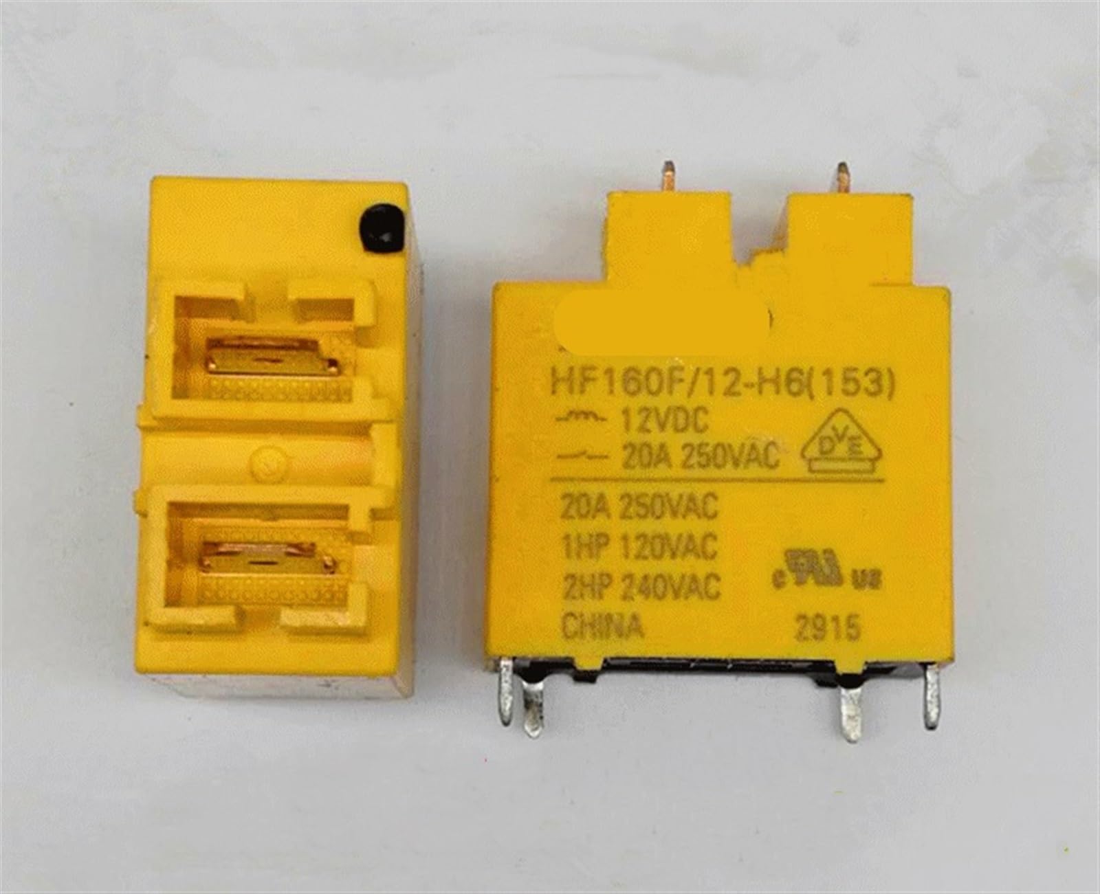 Relais électromécanique HF160F/12-H6 12VDC commutation 4 broches