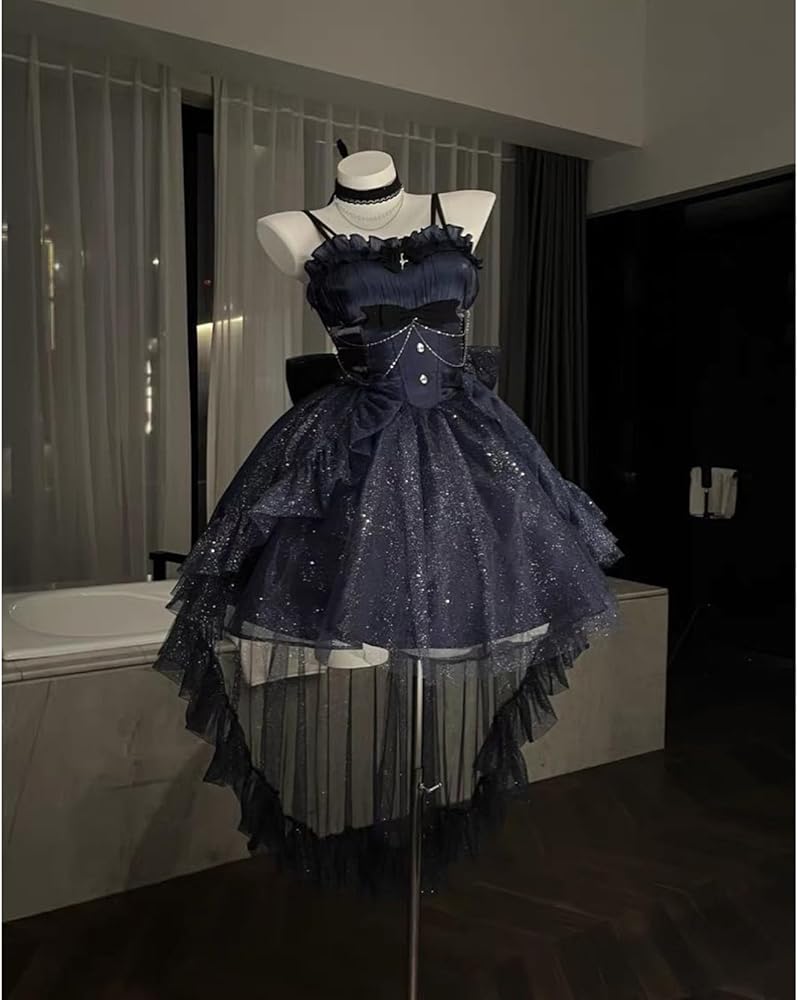 ♡ページ ロリータ春夏セットアップ❤️ひざ丈キャミソールワンピース