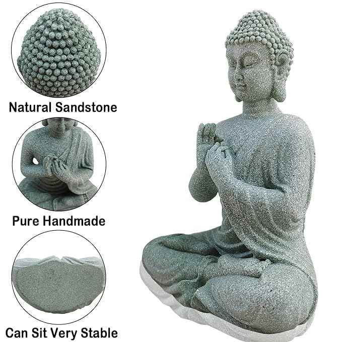 Image of Decor Buddha for Home and Aquarium Decoration (Outdoor - Indoor) Natural Looking