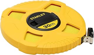 Stanley 0-34-297 - Cinta métrica arrollable (fibra de vidrio, 30 m)