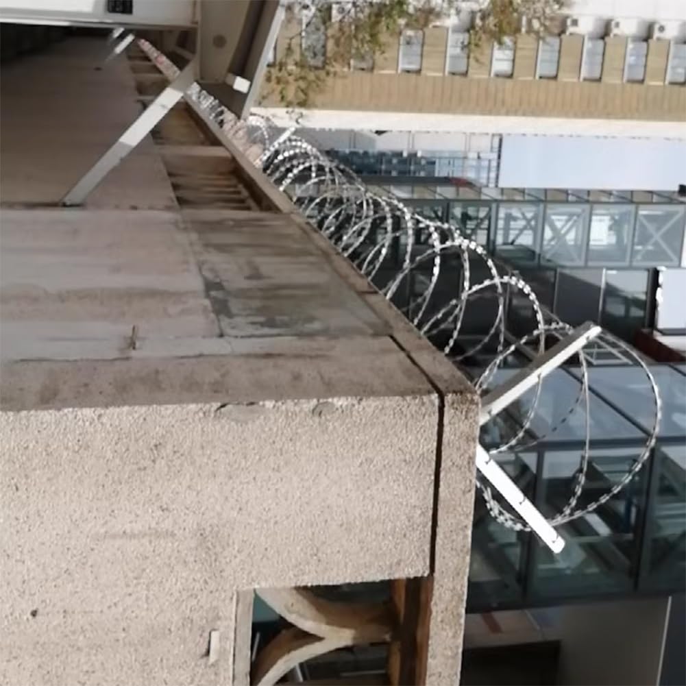 Grapas en V galvanizadas en caliente para valla de jardín segura e instalación de alambre de púas, resistente al óxido, fácil de instalar, ideal para uso en exteriores