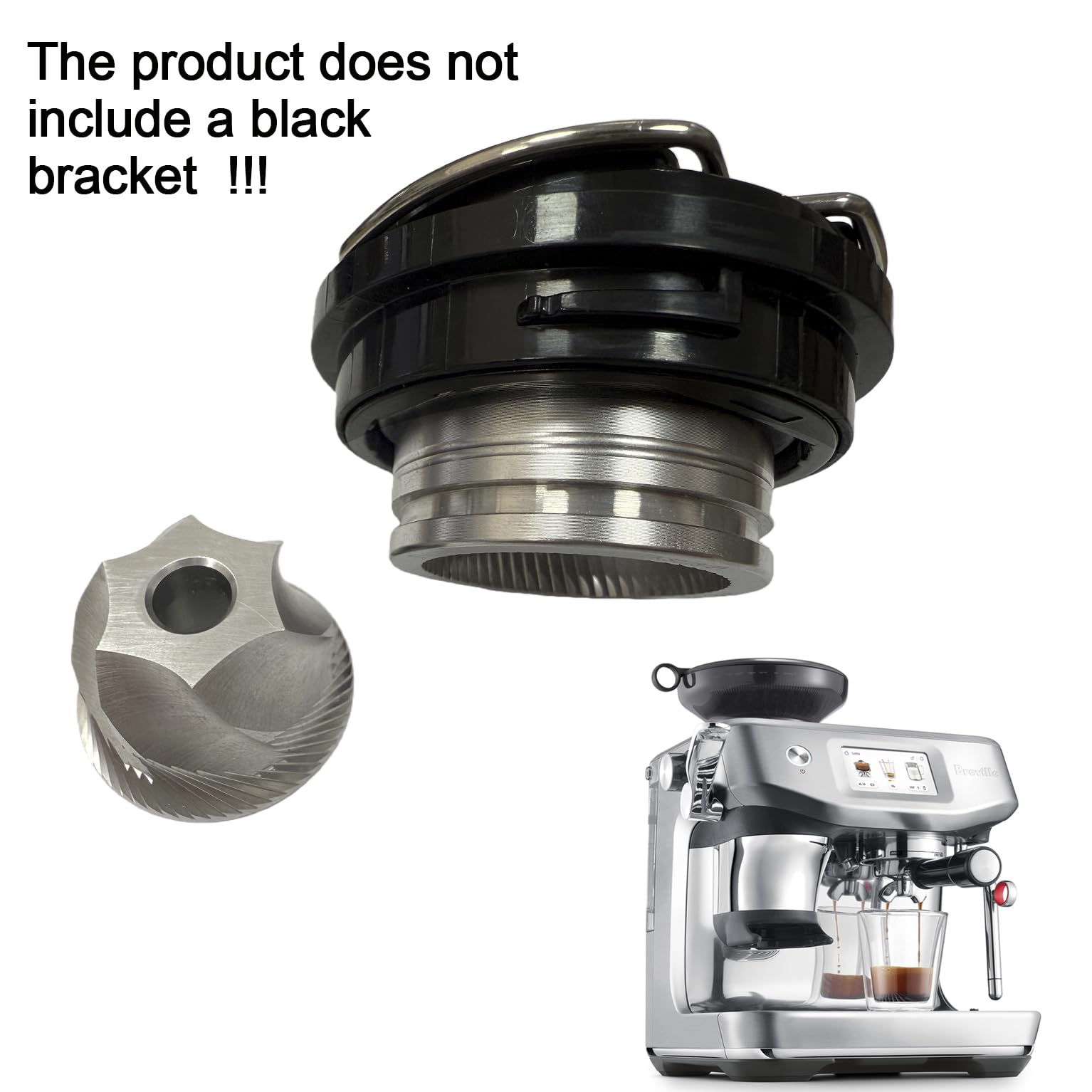 Conical Grinder Burr Set Replacement - Compatible with Breville/Sage BES995/BES980XL/BES990/BES880/BES881/BES878 Espresso Machines (From 1926 PDC)