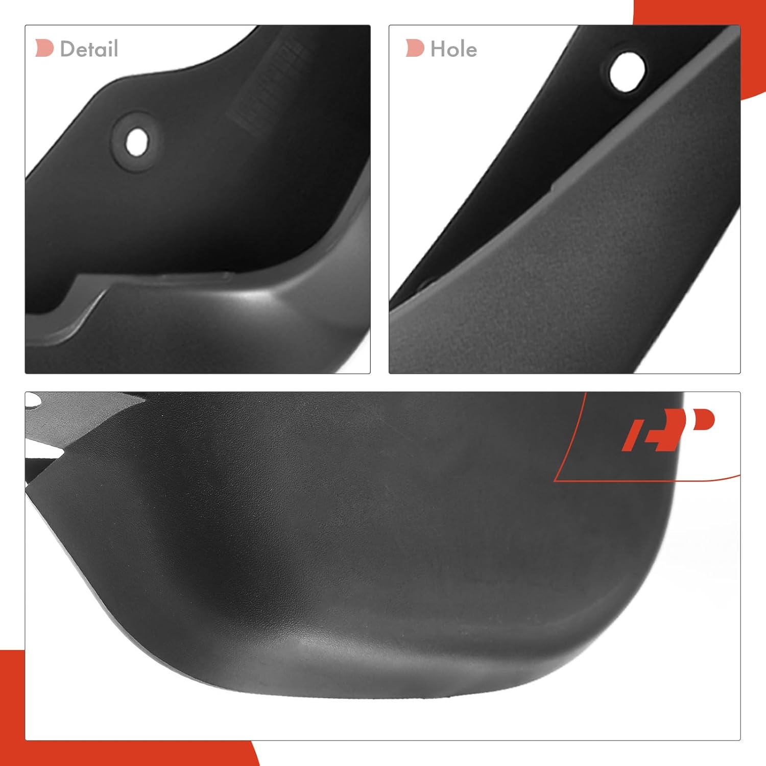 A-Premium Set of 4PCS Mud Flaps Splash Guards Mudguards Mudflaps with Hardware Kits Accessory Compatible with Nissan Juke (S/SL/SV), 2014 2013 2012 2011, Sport Utility, Front LH RH and Rear LH RH