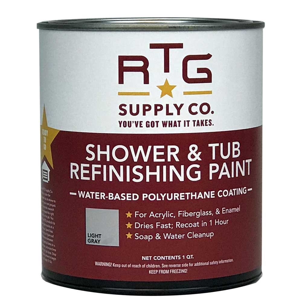 RTG Shower & Tub Refinishing Paint (Light Gray)