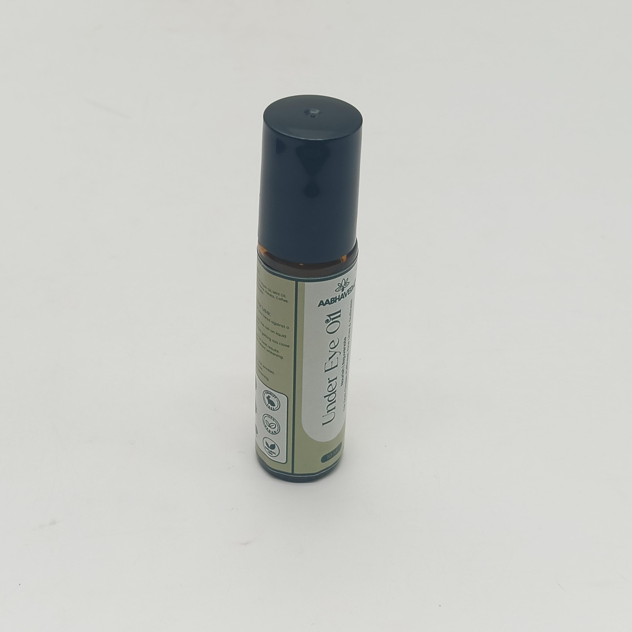 AabhaVeda Herbal Under Eye Oil - Brighten, Soothe, and Rejuvenate | Dark Circle Reduction | Puffiness Relief | Wrinkle Smoothing | Natural Botanical Ingredients | Gentle for All Skin Types - 10ML 4