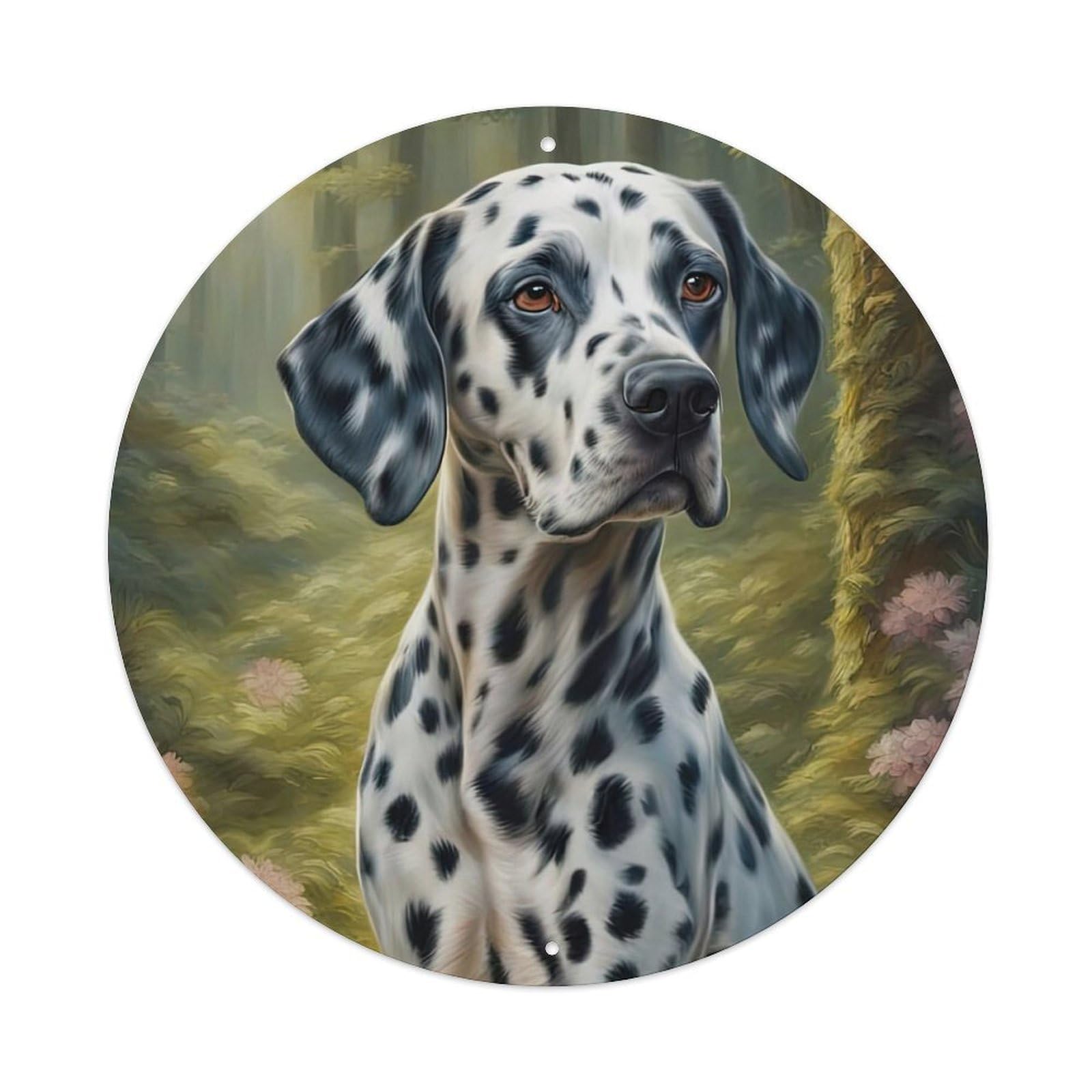Animal Artwork Dalmatian Metal Tin Sign