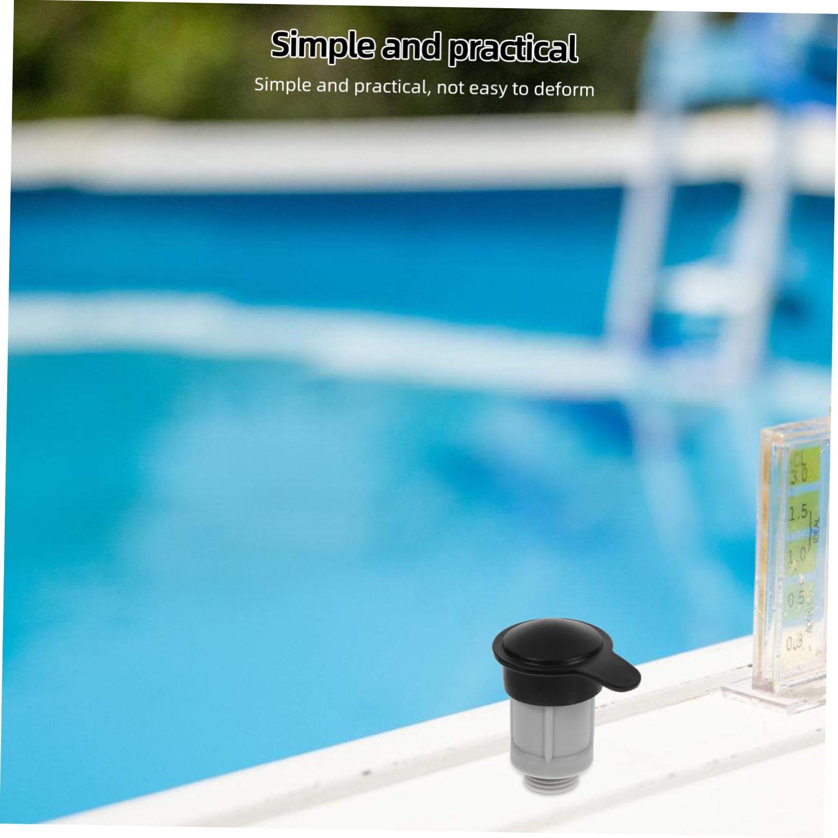 UPKOCH 4 Piezas reemplazo de válvula Adaptador de Aire para Piscina Partes pequeño liberar válvula de liberación de Aire para Piscina Cape para la a el plastico