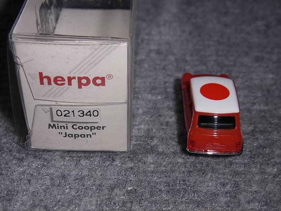MINI COOPER JAPAN ミニクーパー HERPA 日の丸 ミニカー Amazon | 1/87 MINI COOPER 日本 JAPAN ミニ クーパー HERPA