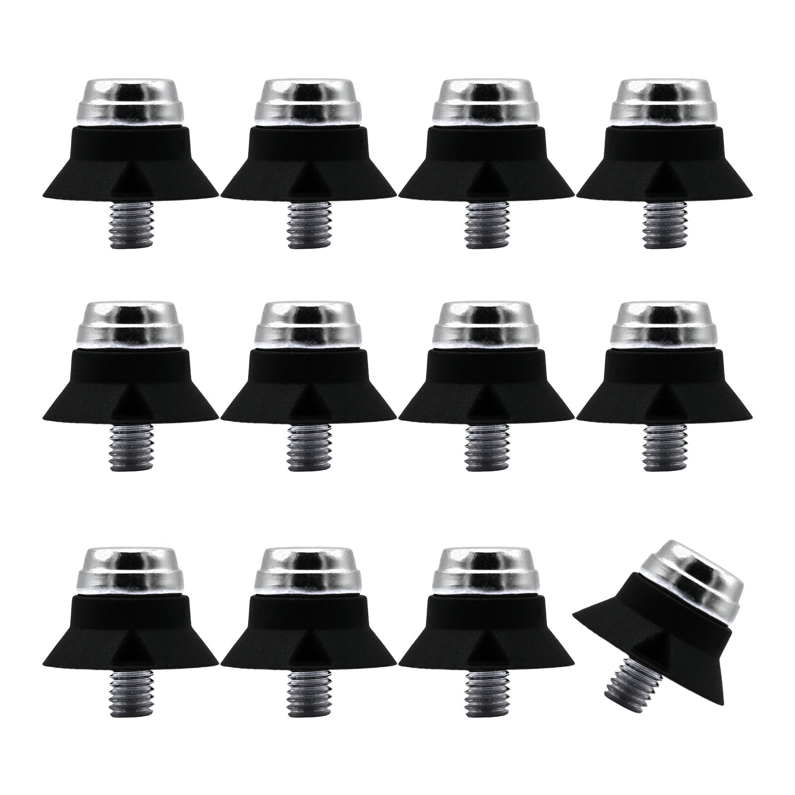 GRABAGECAN 12Pcs Football Spikes Nails Screw Cleat Football Studs Replacement Soccer Cleats for Women Man Boy and Girl Soccer Shoes