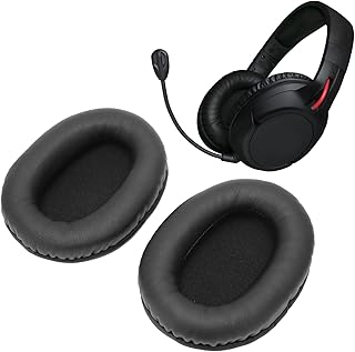 Replacement Ear Pads for Cloud Flight, Soft Breathable Earpads with Enhanced Sound, Easy to Install, Compatible for Cloud Flight Gaming Headset