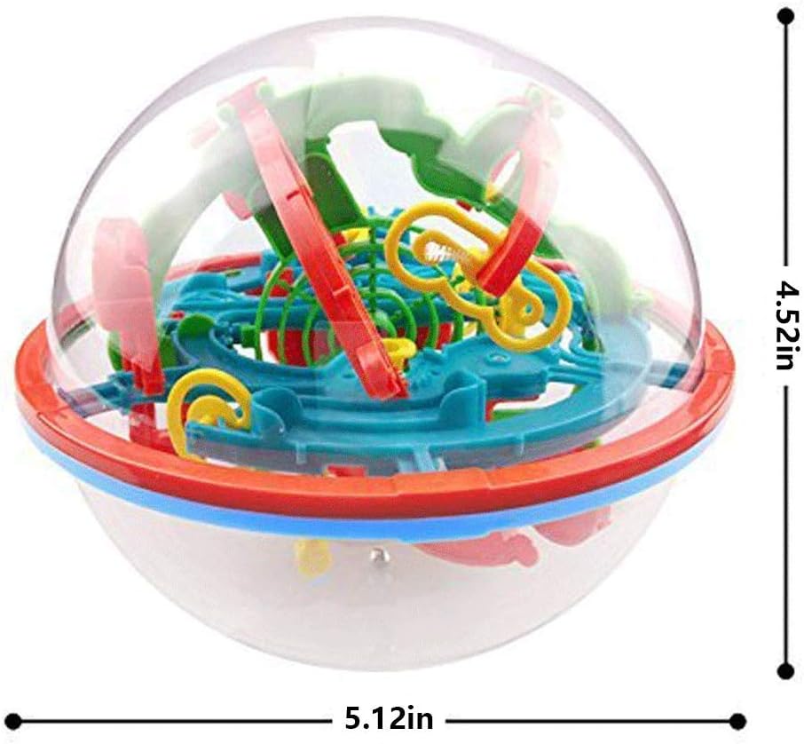 Maze Ball, 3D Magic Puzzle Game Flying Saucer Development with 100 Challenging Barriers Education Toy Easter Children Gift Toys