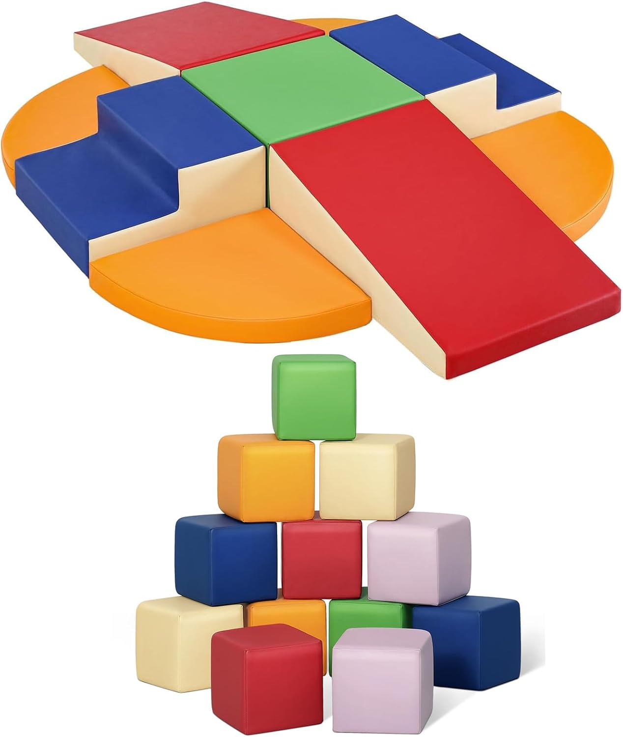 21-Piece Climbing Foam Blocks