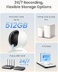 Reolink E1 Pro 5MP Indoor Security Camera, Pan Tilt 2.4/5GHz WiFi Baby Pet Monitor with Auto Tracking, 3K Super HD Night Vision, AI Person/Pet/Baby Crying Detection, 2-Way Audio, No Subscription
