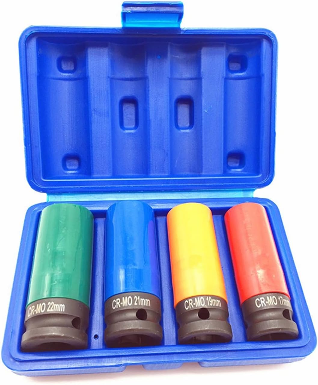 Amazon.com: CEVIZ 1/2-Inch Drive Impact Deep Socket Set with Color ...
