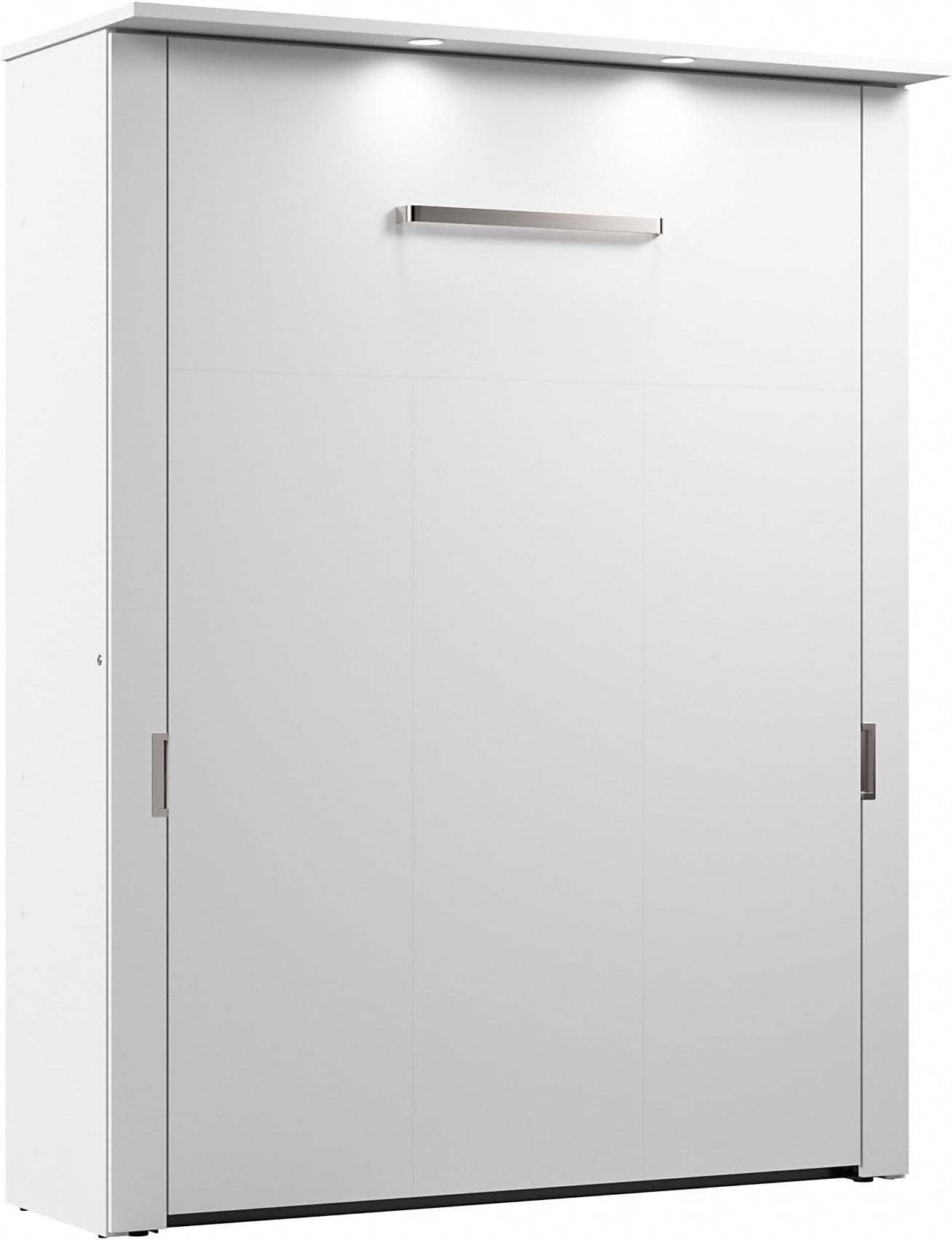 Bestar Lumina 68W Queen Murphy Bed in White | Space-Saving Sleeping Arrangement for Multipurpose Space, Guest Room, or Bedroom