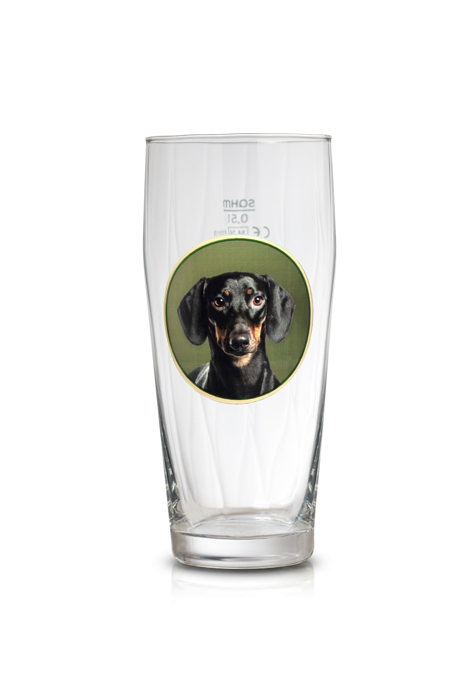 Willibecher Kurzhaardackel 0,5 l – 6er-Set Biergläser