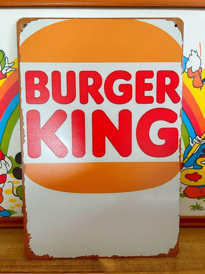 レア！ バーガーキング 看板 405a9b2f91baf071fb57faf2d4875b