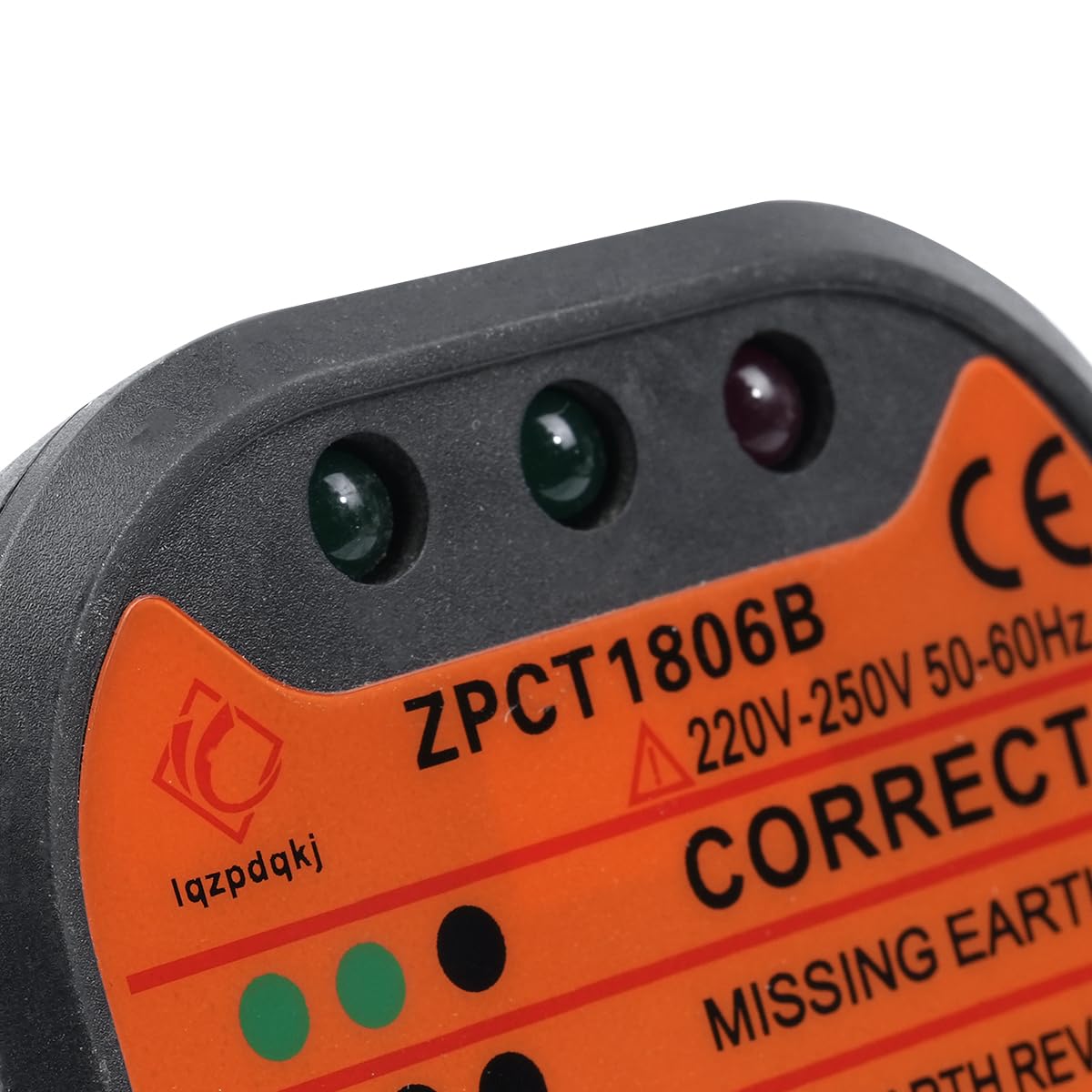 Tester per Prese 220-250V, rilevatore di Tensione di polarità del Circuito per Il rilevamento del Cablaggio della Presa di Corrente, ispezione di Sicurezza del Test della Presa