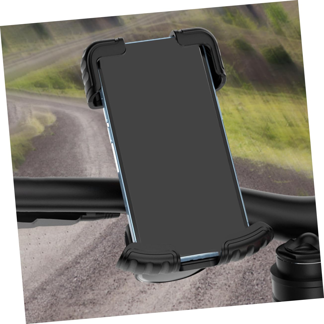 Artibetter 4pièces Support De Téléphone Antichoc Et Antidérapant pour Guidon De Vélo Et Scooter Fixation Universelle pour Smartphones