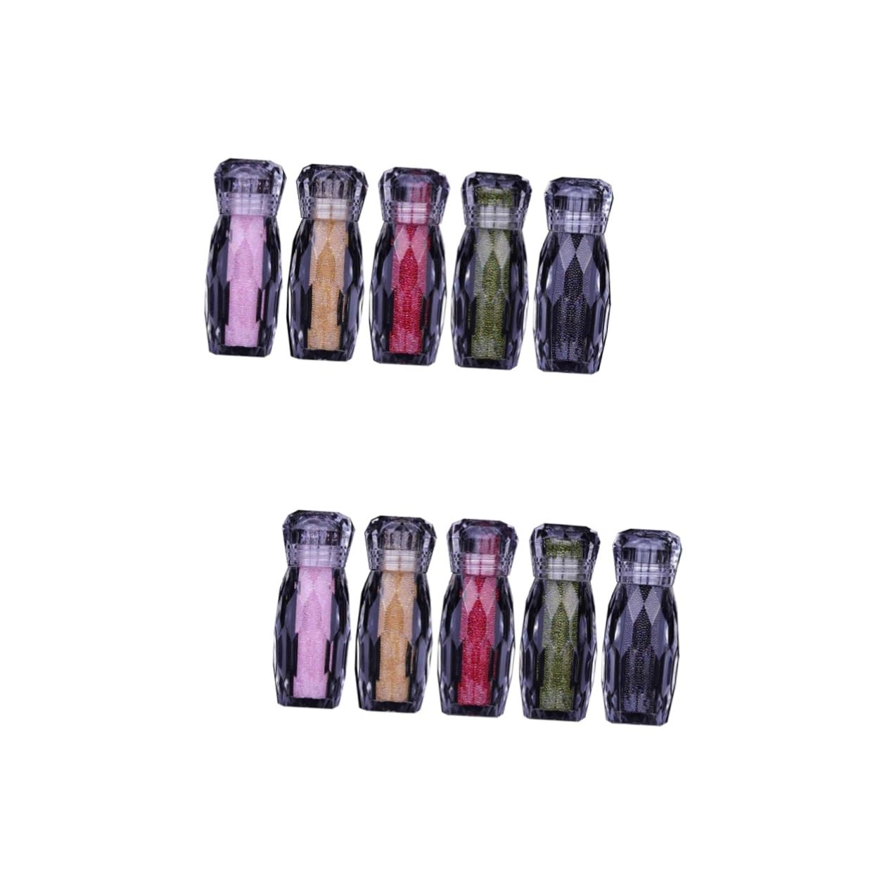 Healvian 10pièces Décorations Rhinestones Multicolores Accessoires Pour Manucure Strass Pour Nail Art Autocollants Créatifs Pour Et Décorations Personnalisées