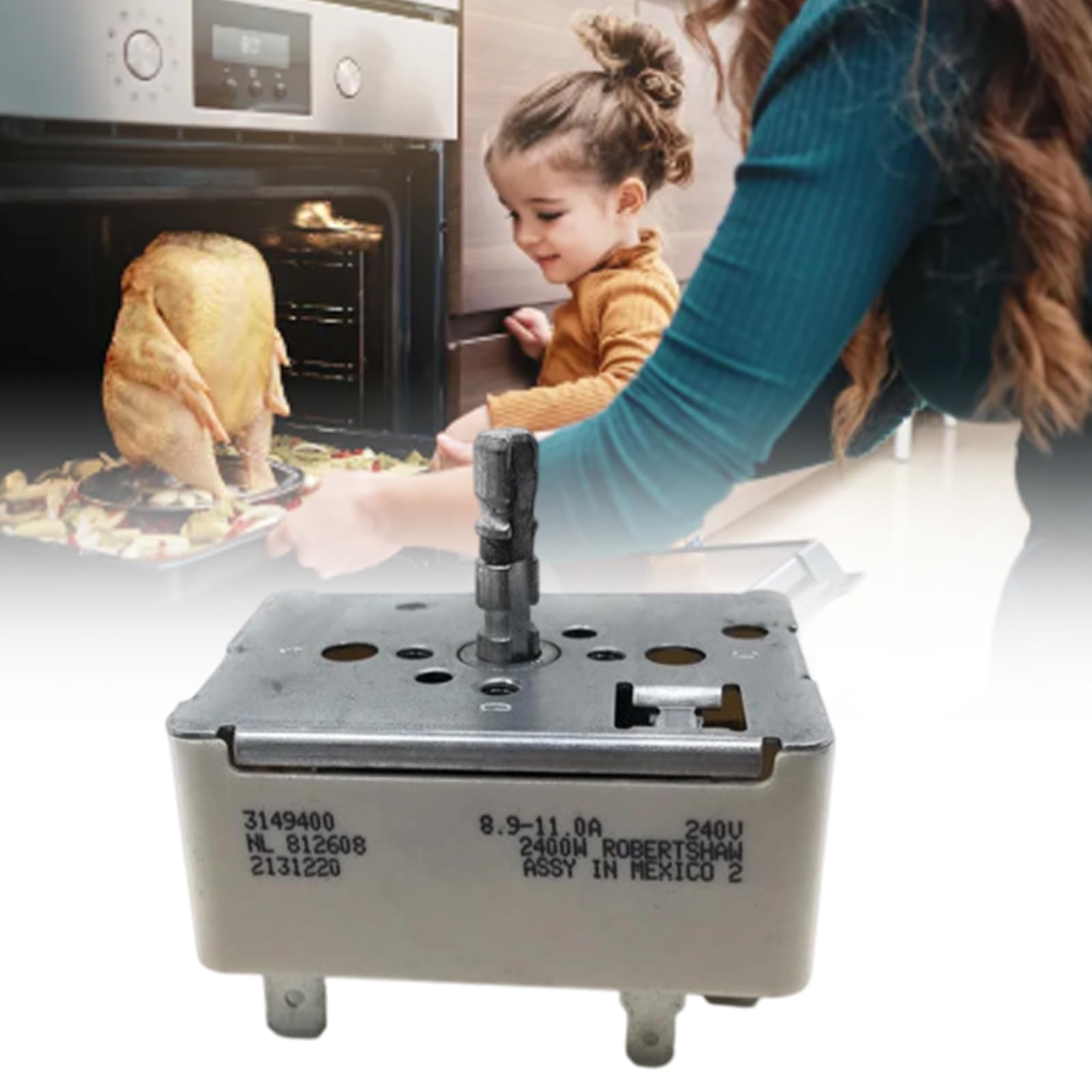 Pieza de repuesto para estufas de inducción con instalación rápida y control de precisión, fácil de instalar