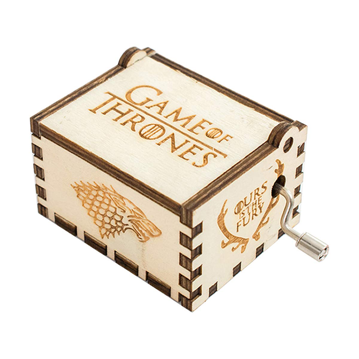 Carillon Game Of Thrones In Legno - Musica A Manovella, Regalo Per Fan - Foto 2