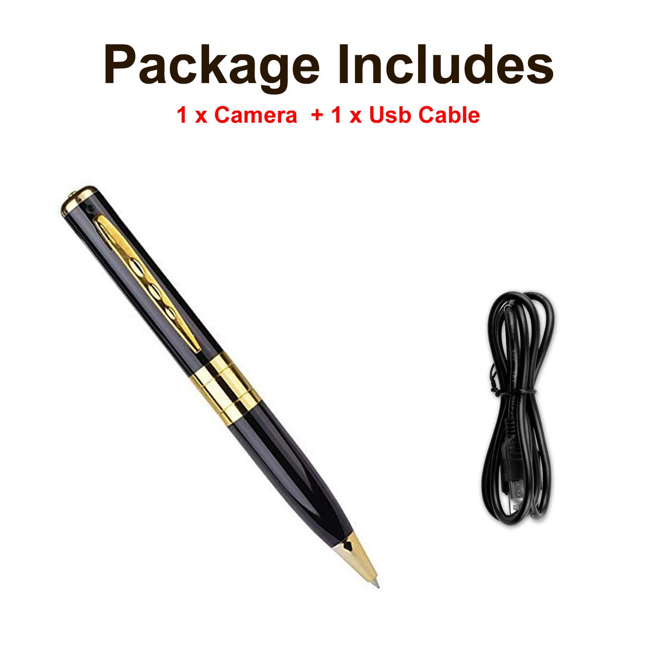 Spy Pen Camera - Record Video & Audio Discreetly -5