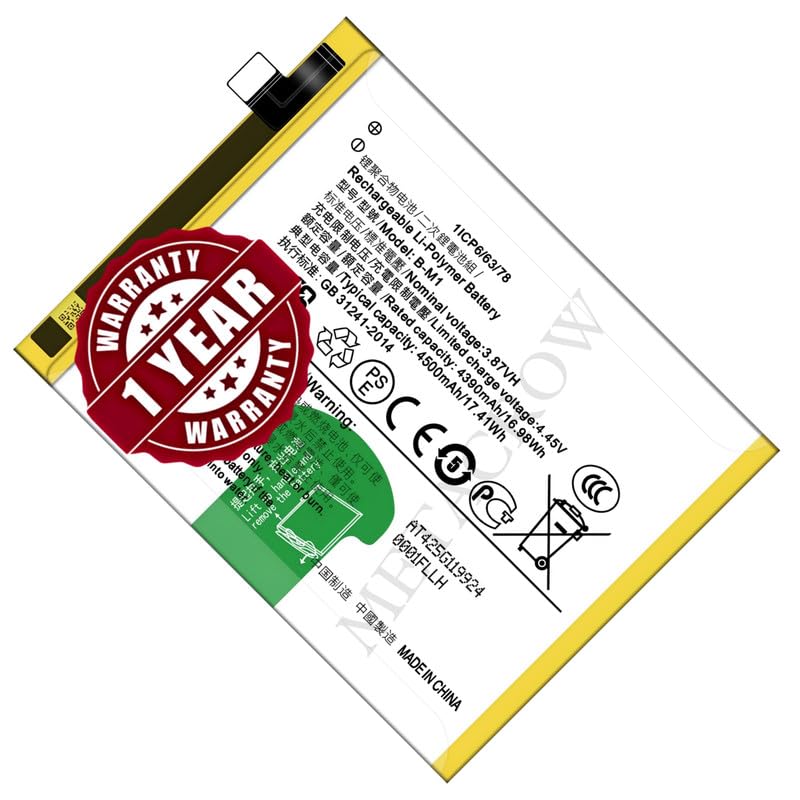 Image of Original B-M1 Battery Compatible for Vivo V19 - (4500mAh) - 1 Year Warranty JK1