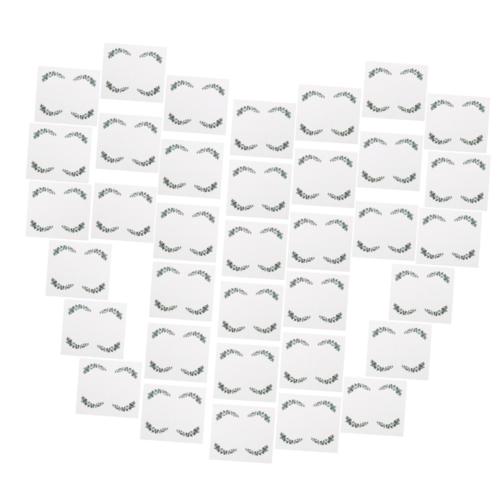 Alipis 3 Sätze Tischkarten Beschreibbare Platzkarten Für Feierlichkeiten Design Für Hochzeiten Und Veranstaltungen Tischdekoration Für Romantische Anlässe 100 Stück * 3