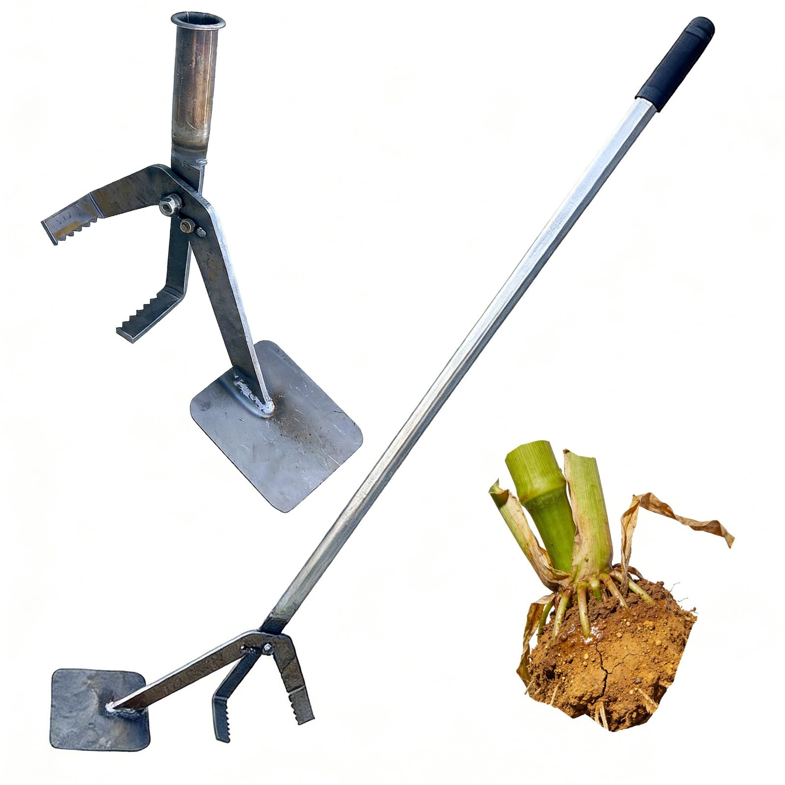 YXZQLOZ Tree Root/Stump Puller Heavy-Duty, Labor-Saving, Rapid Stump Removal Tool; Manual Lever-Action Stump Puller