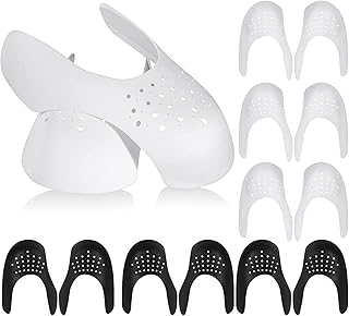 6 Pairs Shoe Crease Protector,Anti Wrinkle Shoe Protector,Crease Guard for Sneaker, No Crease Shoe Inserts for Women and Men
