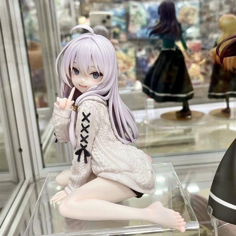 Amazon | YOIQI魔女の旅伊雷娜フィギュア座りニットワンピースアニメ二