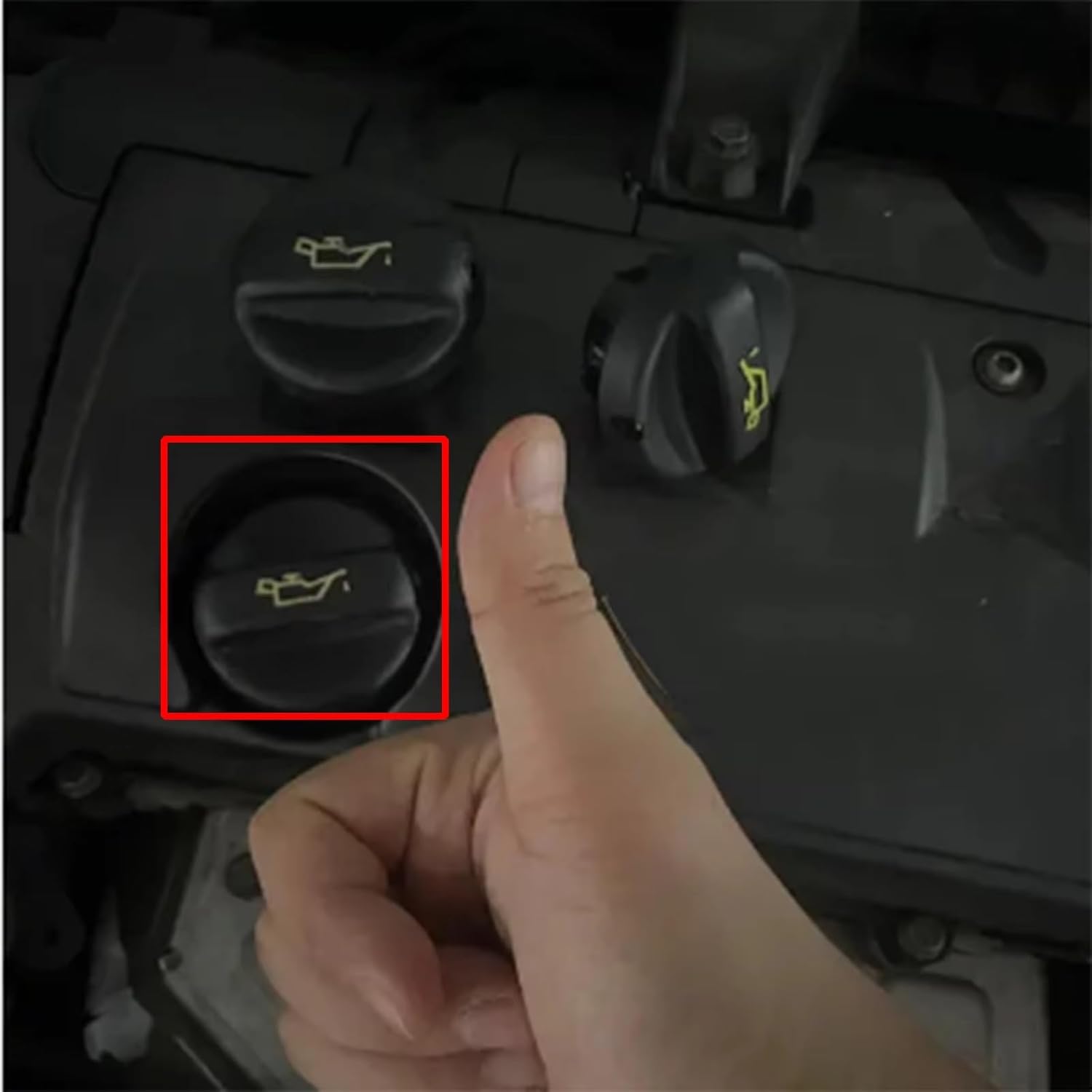 oil filler lid Compatible With Peugeot 107 206 207 306 307 308 406 607 807 1007 3008 5008 Car Engine Oil Filler Cap Tank Cover 11127572848 2S6Q6766AA