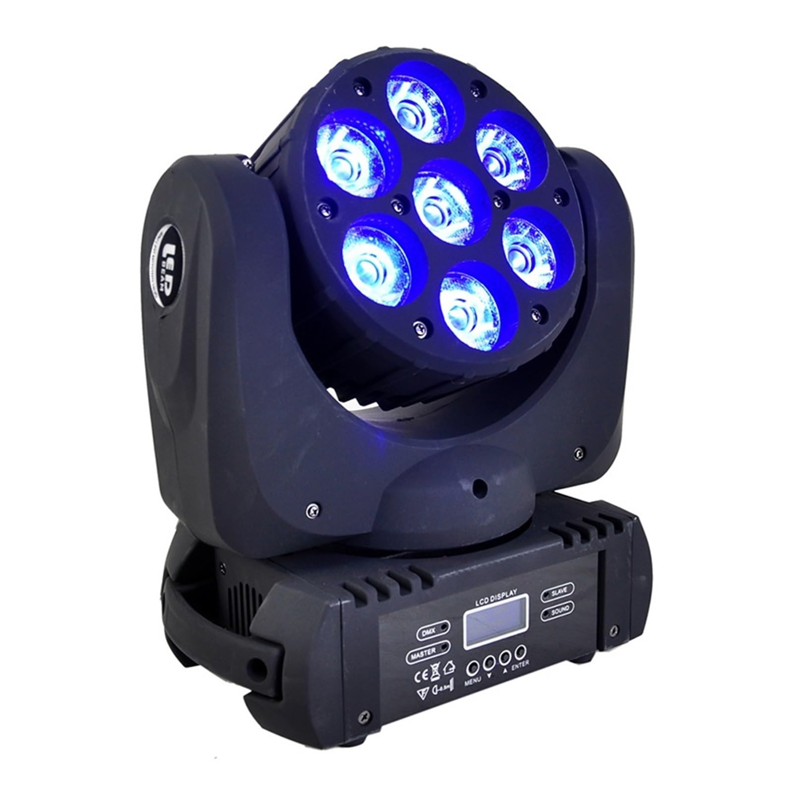 Światła imprezowe LED 7x12W RGBW Zoom Beam oświetlenie z ruchomą głowicą z DJ Disco KTV Bar klub nocny światło sceniczne wakacje ślub dekoracje świąteczne