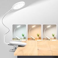 Mefine Olvasólámpa Csiptetős 20 LED Érintéses Szabályozás 3 Fényerő 3 Színhőmérséklet USB Tölthető Hajlékony Nyak Asztali Ágylámpa 1