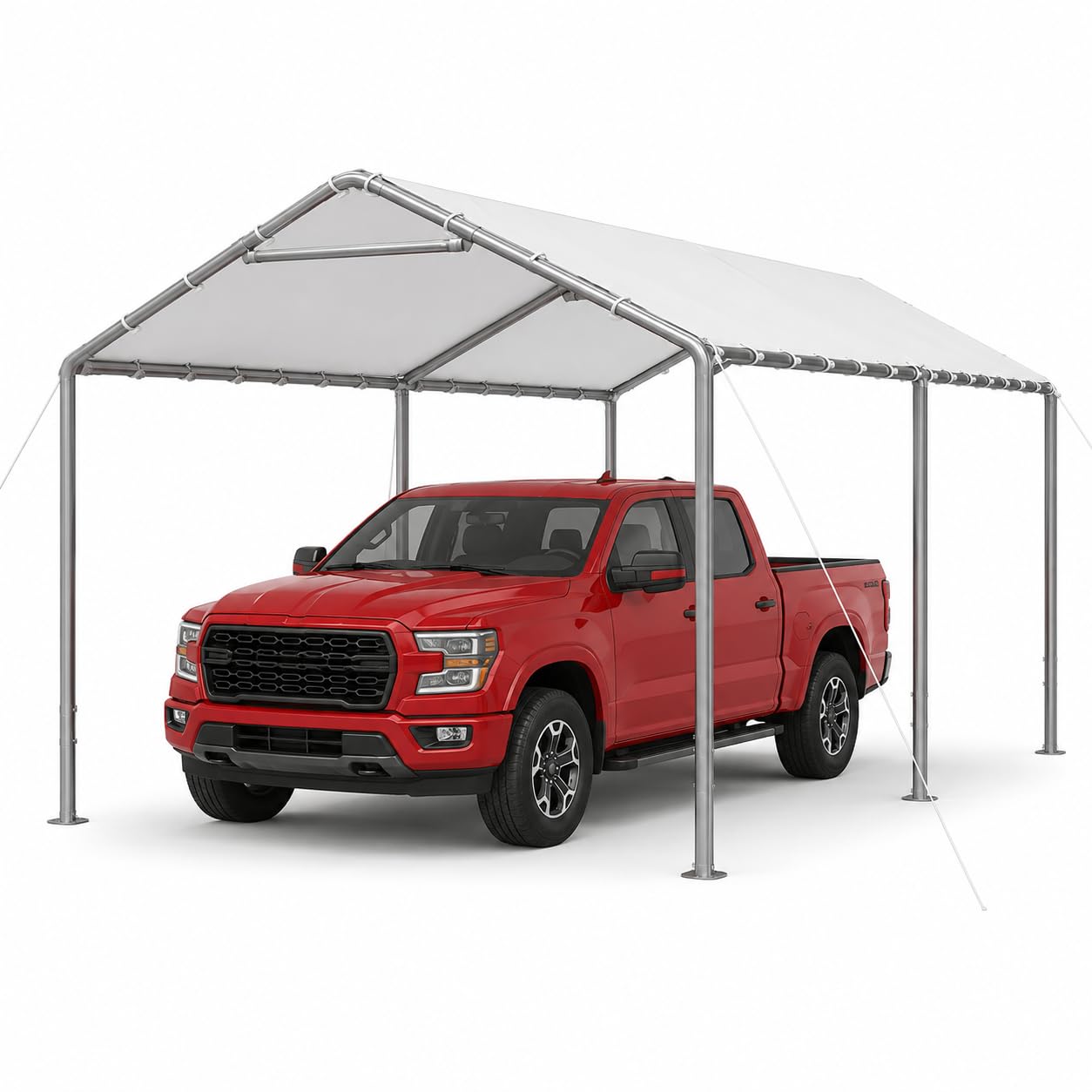 Aoxun 10x20 FT Heavy Duty Carport, Outdoor Portable Garage Shelter