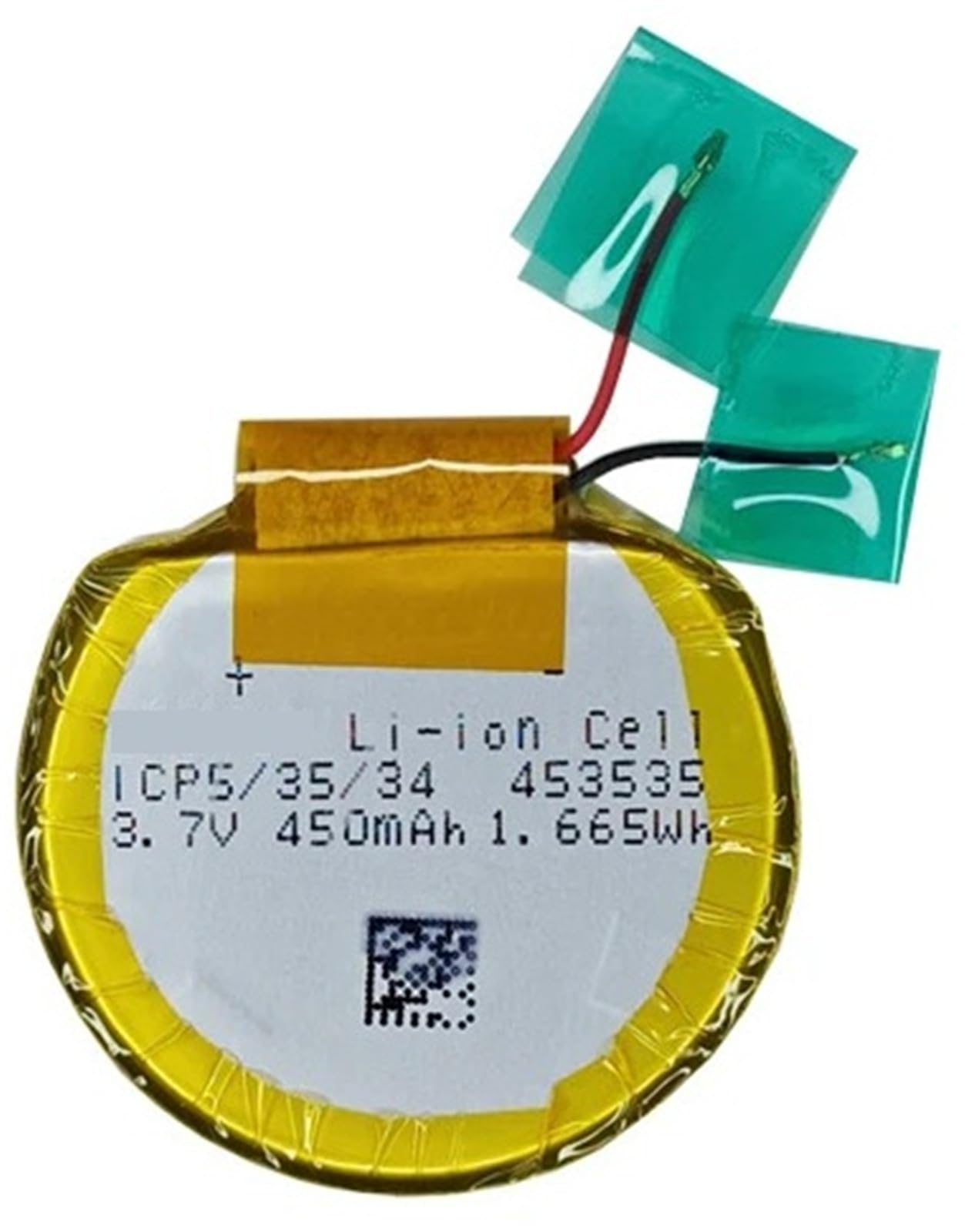 Batería Repuesto 450mAh R40350V 40350 45350 Reloj Inteligente Redondo