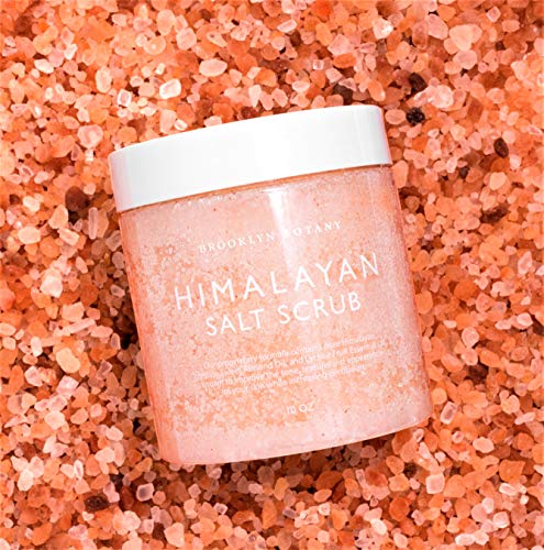 Brooklyn-Botany-Himalayan-Body-Scrub-Foot-Scrub-100-Natural-Skin-Exfoliator-Clears-Dead-Skin-Moisturizing-Exfoliating-Body-Scrub-With-Sweet-Almond-Oil-Body-Scrub-For-Women-Men-10-oz Brooklyn Botany Himalayan Salt Body Scrub - Moisturizing and Exfoliating Body, Face, Hand, Foot Scrub - Fights Stretch Marks, Fine Lines, Wrinkles - Great Gifts for Women & Men - 10 oz