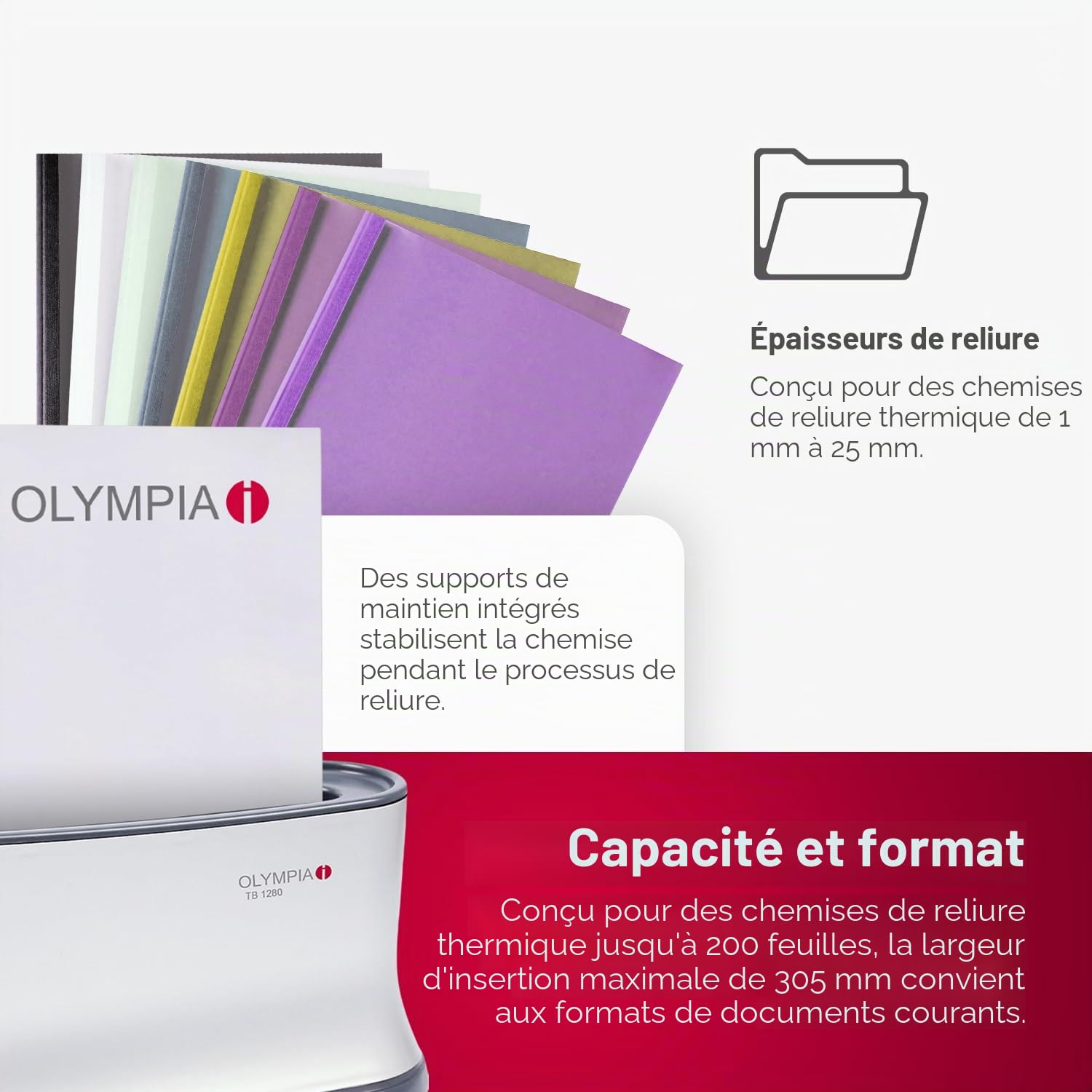 OLYMPIA TB 1280 Thermorelieuse