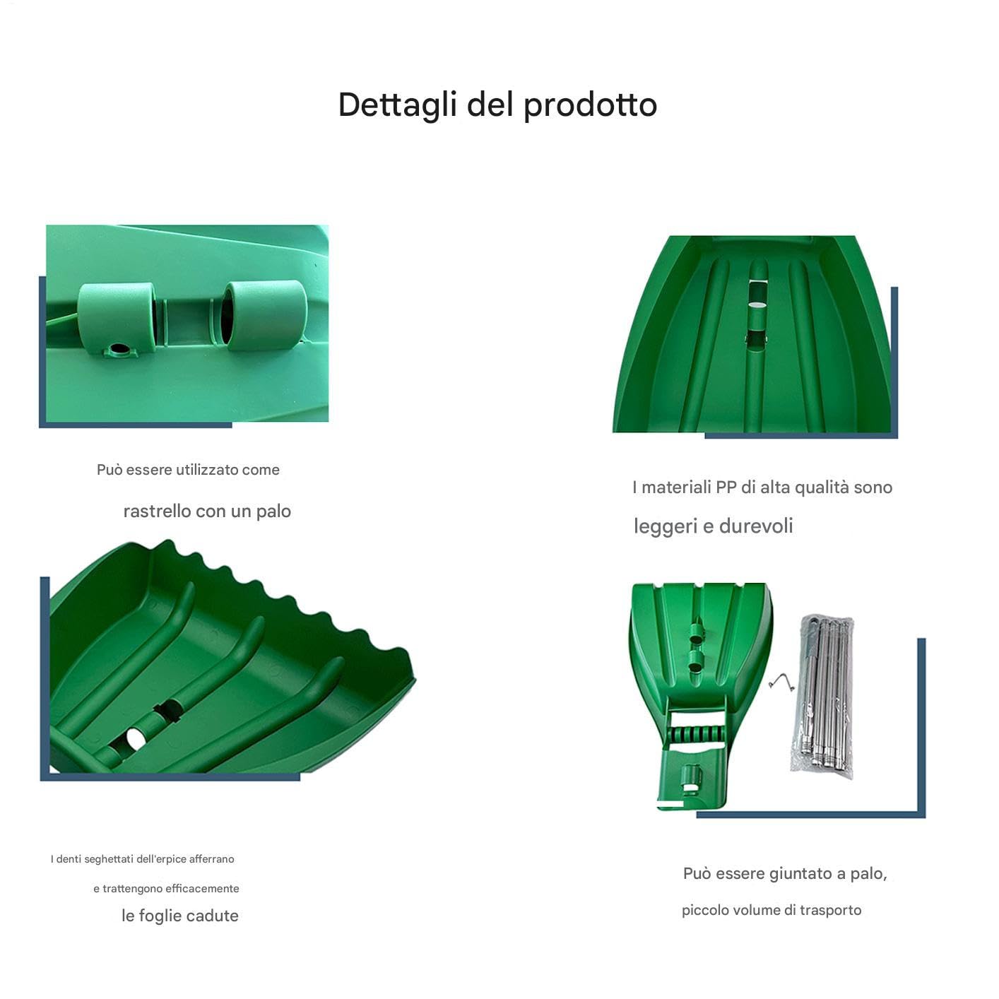 Grande capacité, râteaux de jardin robuste | Outil pour ramasser les débris extérieurs, poignées confortables, collectionneur de déchets pour nettoyer le jardin, conception Ergono