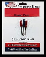Vista 5 de Cuchillas de repuesto estándar para máquinas de corte para bricolaje, 6 cuchillas Paquete de 6 - 45°