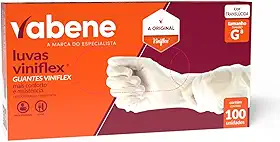 Luva Viniflex Sem Pó Tam. G 100 Unidades, Vabene